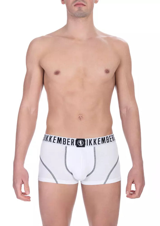 Calzoncillos tipo bóxer de algodón blanco para hombre de Bikkembergs