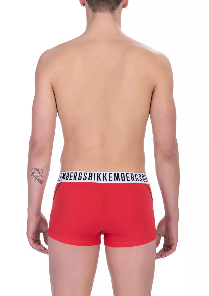 Calzoncillos tipo bóxer de algodón rojo para hombre de Bikkembergs