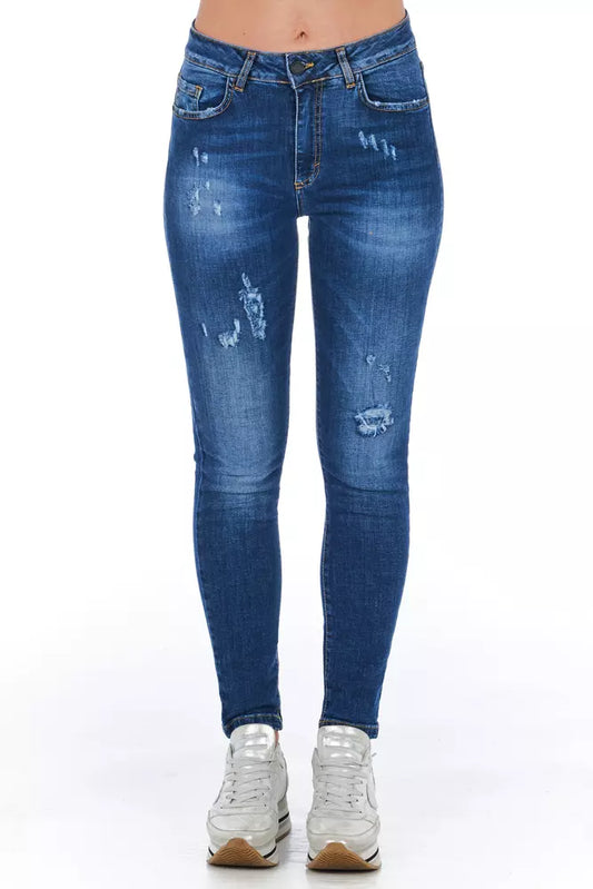 Vaqueros azules de mujer Frankie Morello Denim