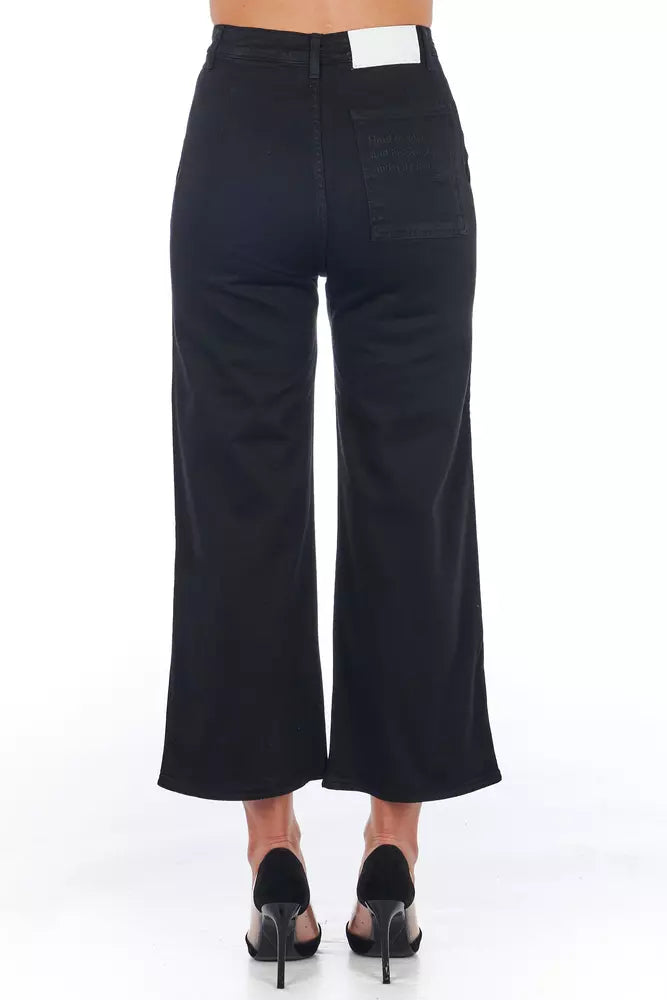 Pantalón corto de algodón negro para mujer Frankie Morello