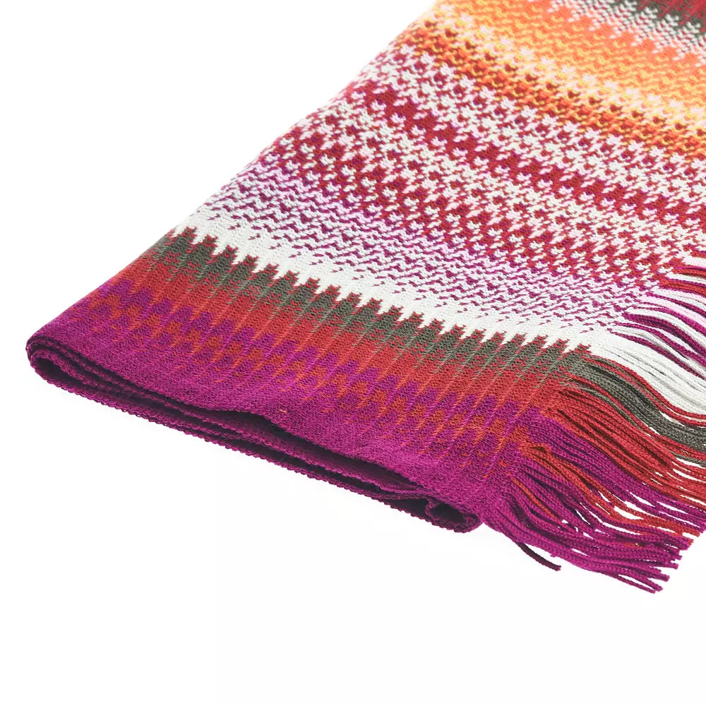 Missoni Multicolor Wool Men Scarf