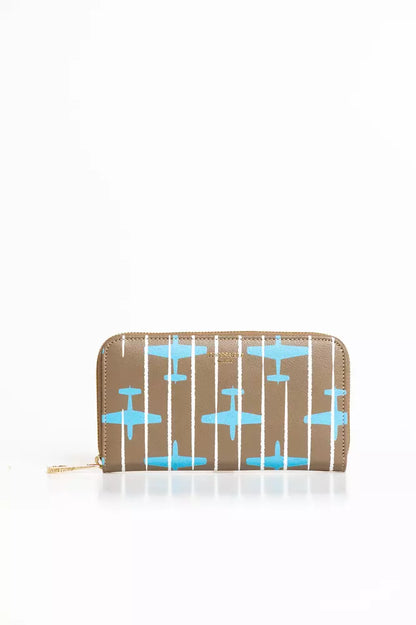 Cartera Trussardi de piel beige para mujer