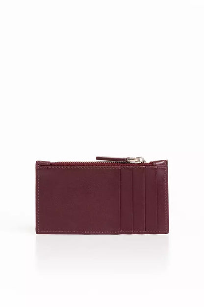 Cartera de hombre de piel marrón Trussardi