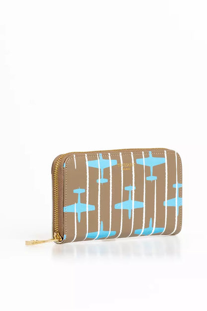 Cartera Trussardi de piel beige para mujer