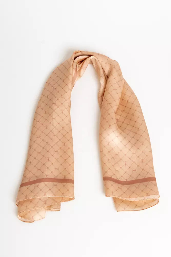 Bufanda Trussardi de seda rosa para mujer