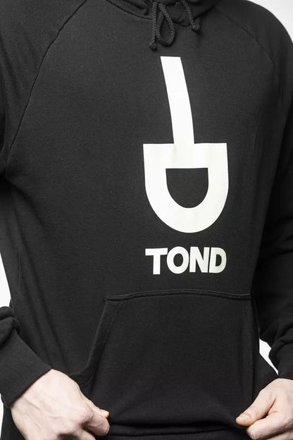 Tond Black Cotton Men Sweater