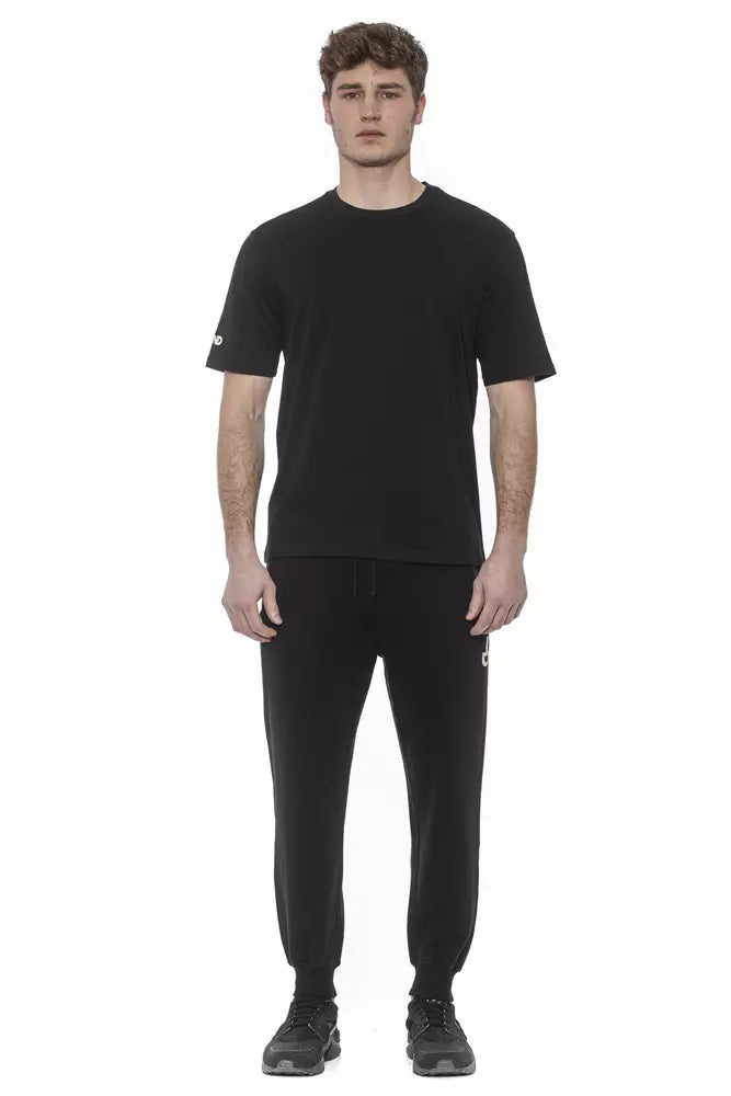 Camiseta de algodón negra Tond para hombre