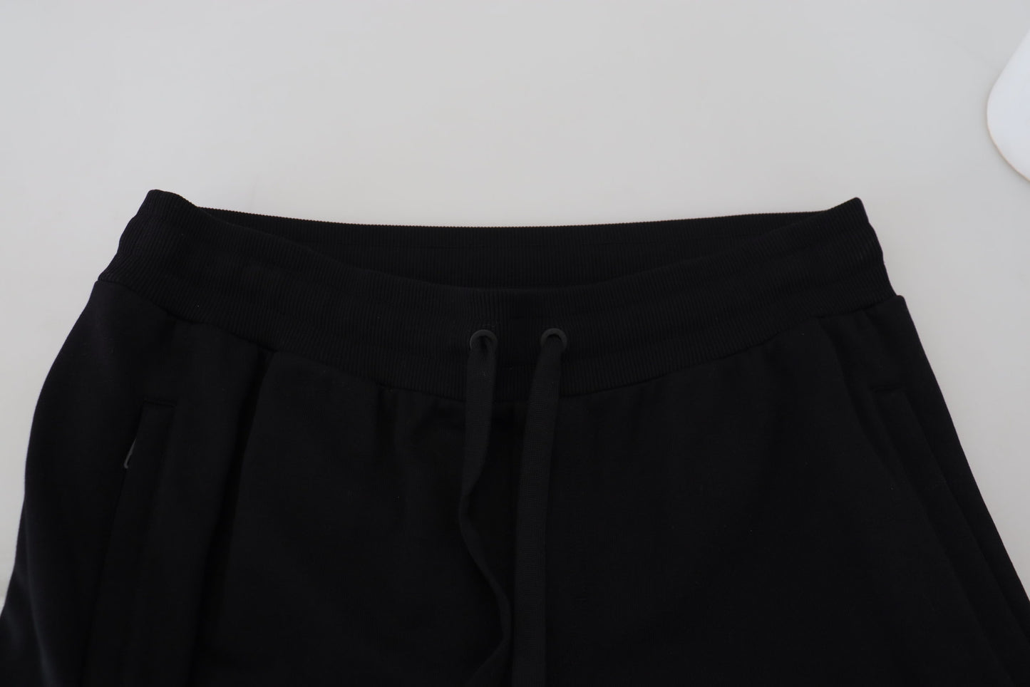 Pantalones jogger elegantes de algodón negro de Dolce &amp; Gabbana