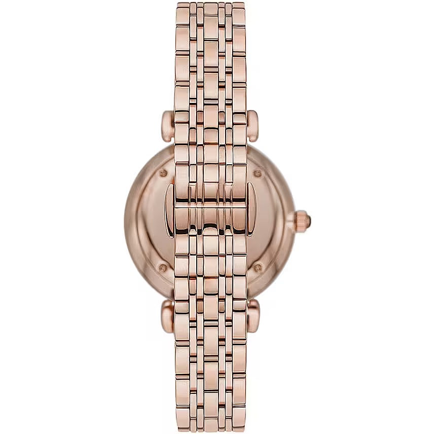Reloj elegante para mujer en tono oro rosa de Emporio Armani