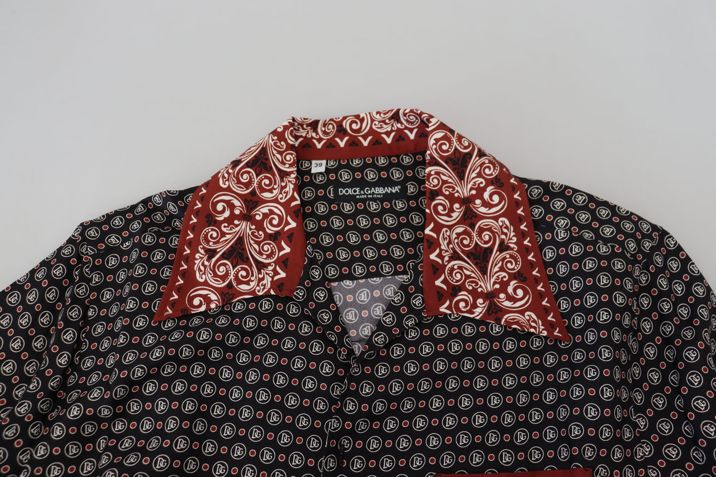 Dolce & Gabbana Elegant Multicolor Silk Casual Shirt