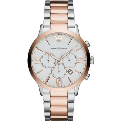 Reloj elegante de dos tonos Emporio Armani para hombre