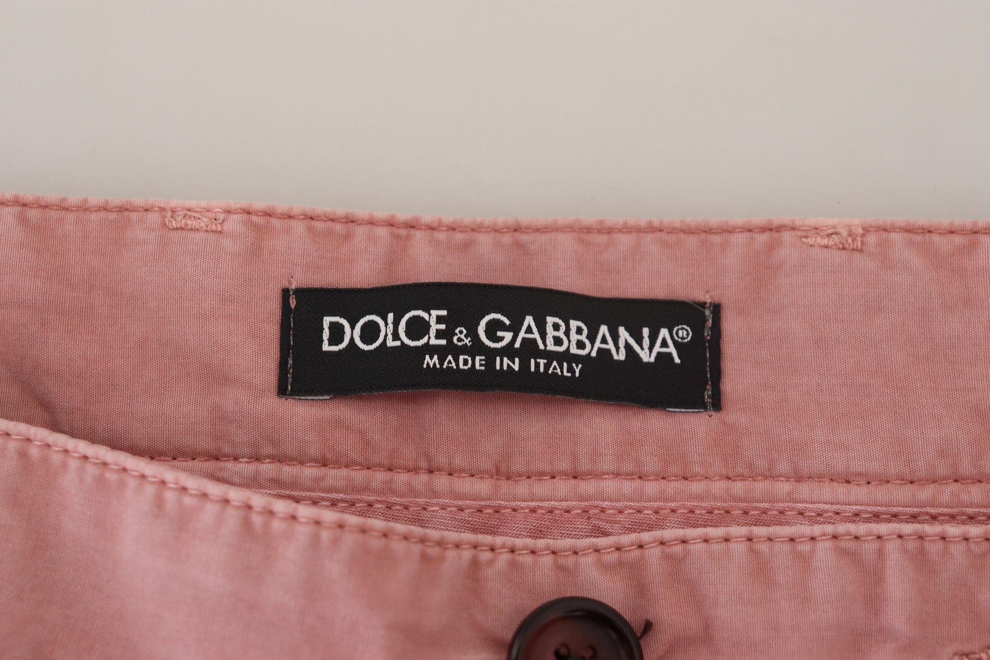 Pantalones cortos chinos rosados exquisitos de Dolce &amp; Gabbana para hombre