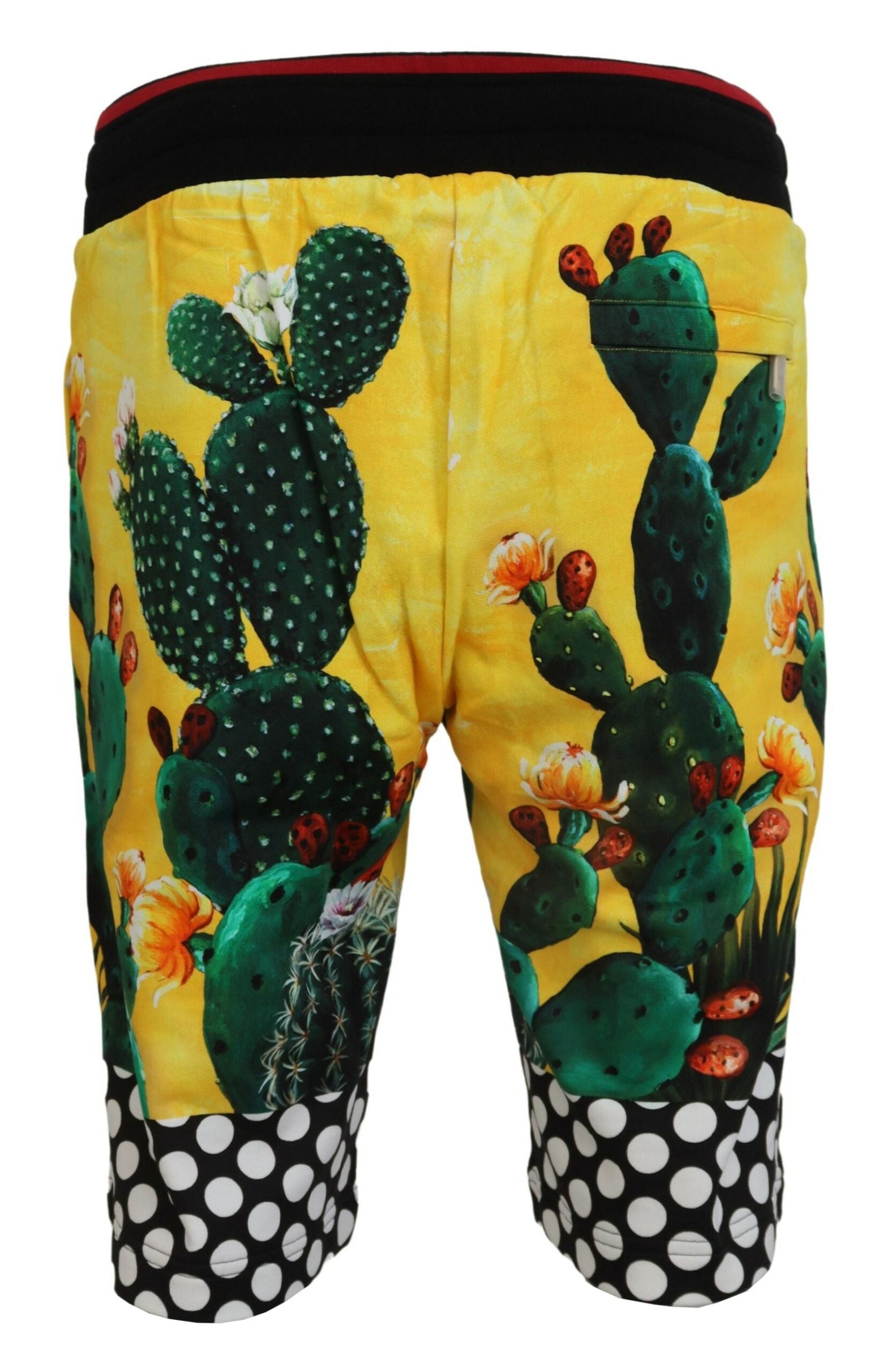Pantalones cortos deportivos con estampado de cactus multicolor de Dolce &amp; Gabbana