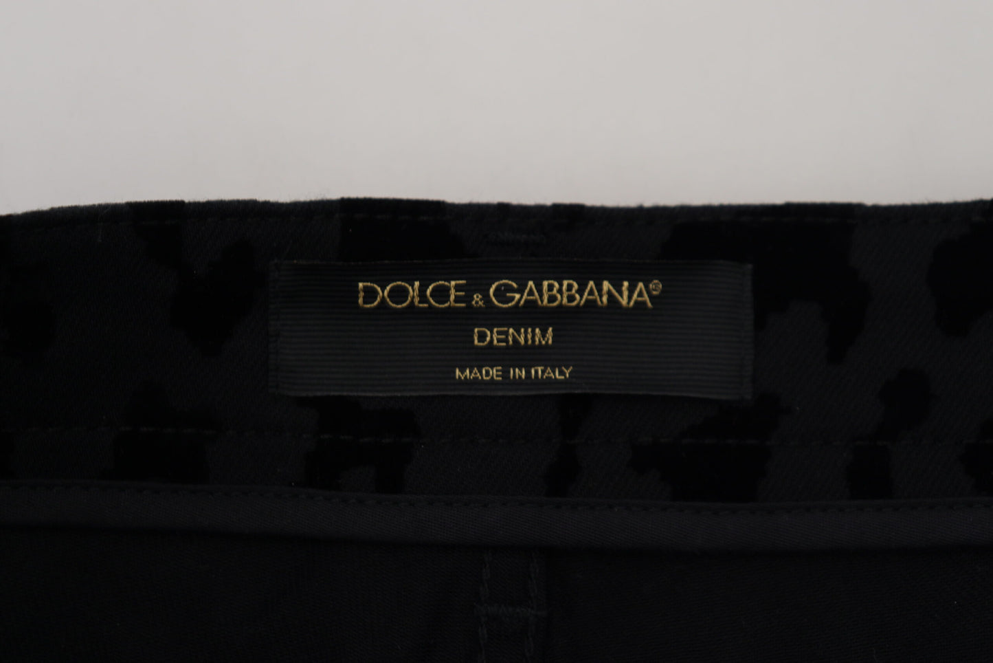 Pantalones cortos elegantes de mezclilla con cintura alta de Dolce &amp; Gabbana