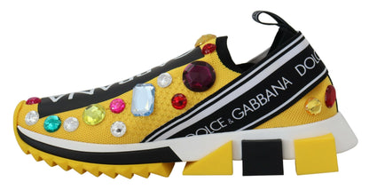 Zapatillas de deporte Dolce &amp; Gabbana Exquisite Yellow Techno Fabric