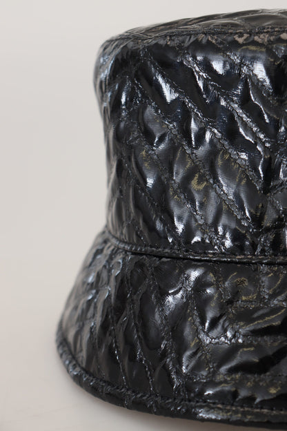 Gorra de pescador elegante negra de Dolce &amp; Gabbana