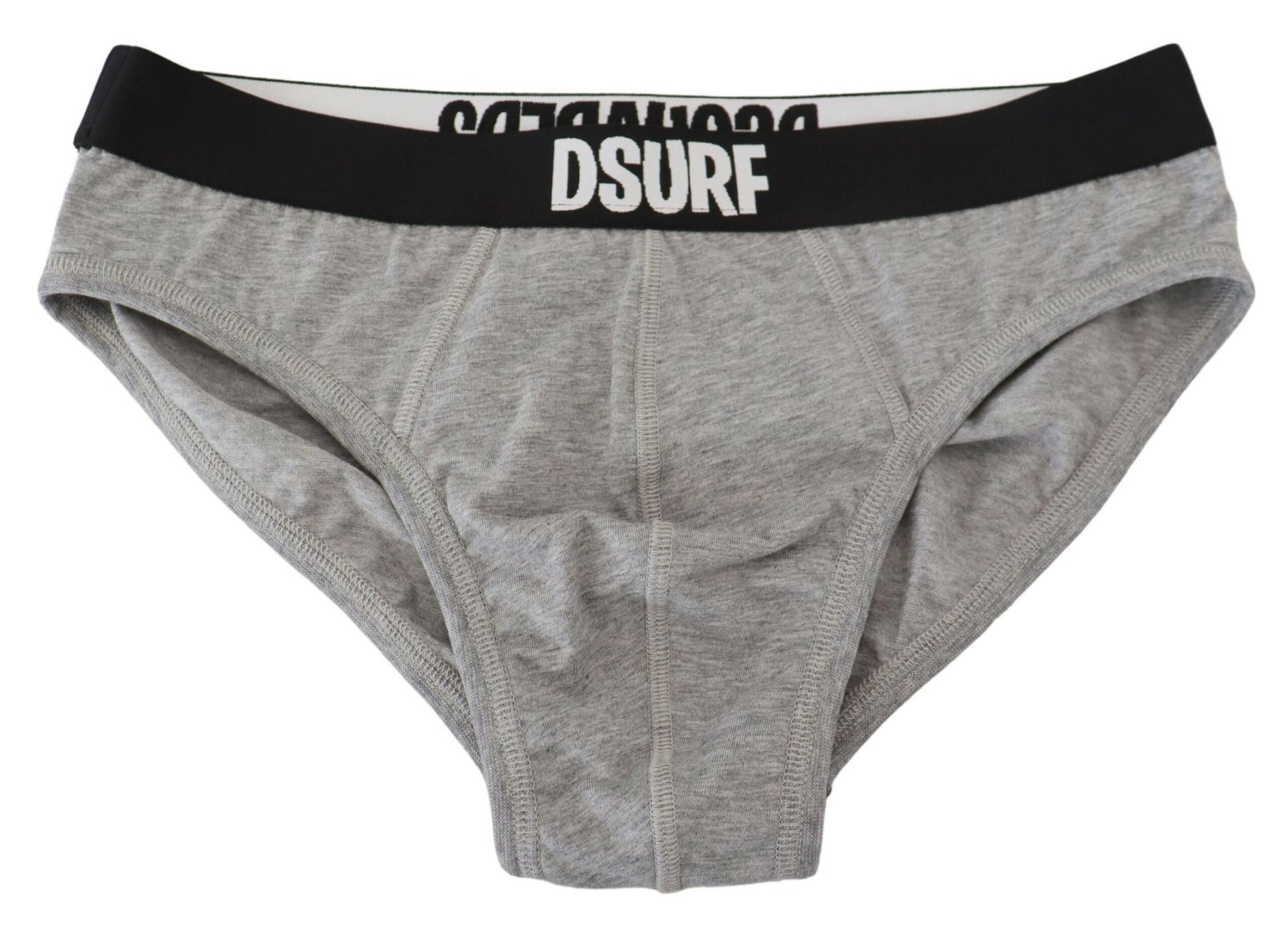 Braguitas elásticas de algodón gris elegantes de Dsquared²