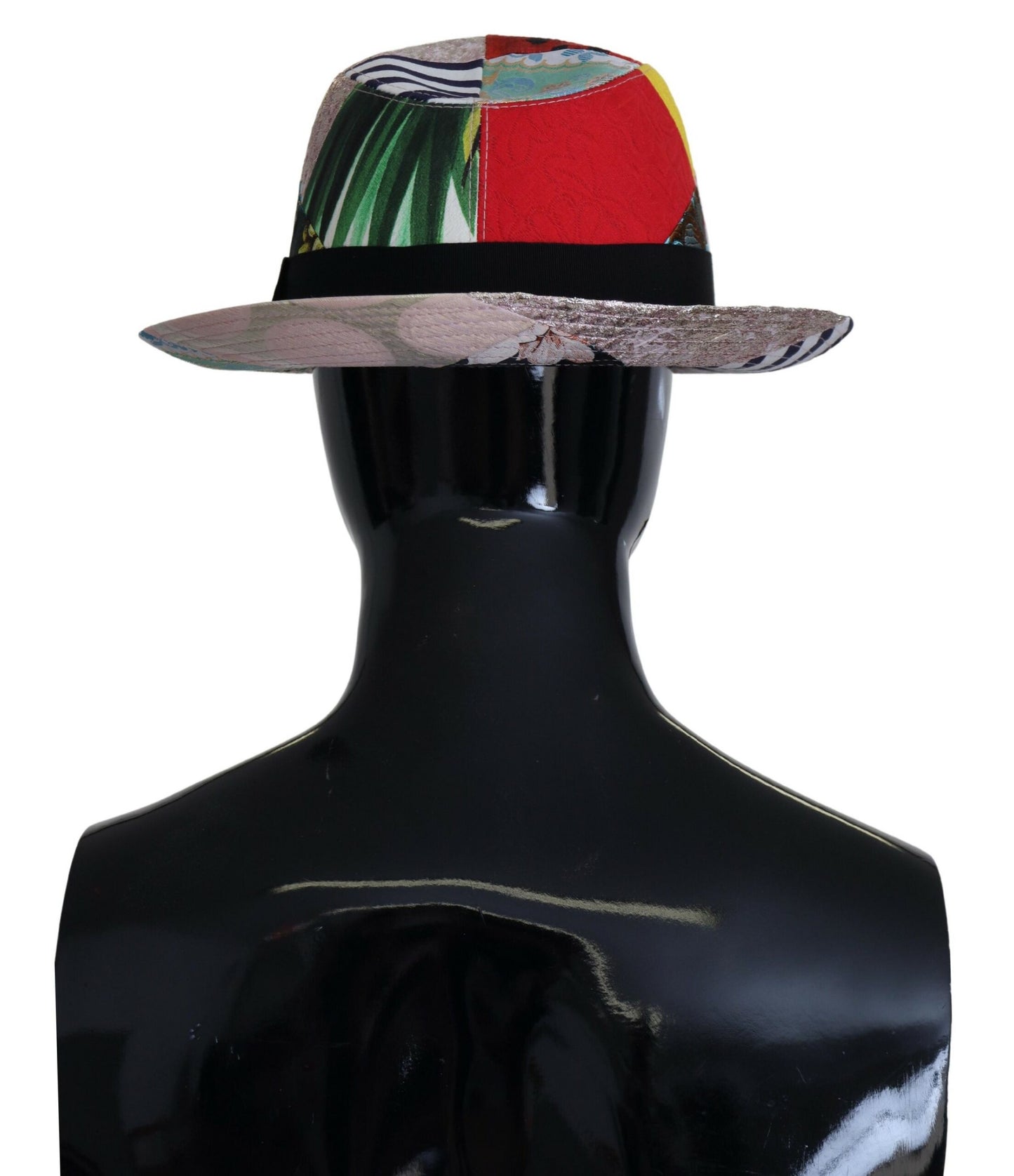 Gorra Fedora multicolor elegante y ecléctica de Dolce &amp; Gabbana