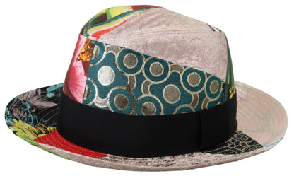 Gorra Fedora multicolor elegante y ecléctica de Dolce &amp; Gabbana