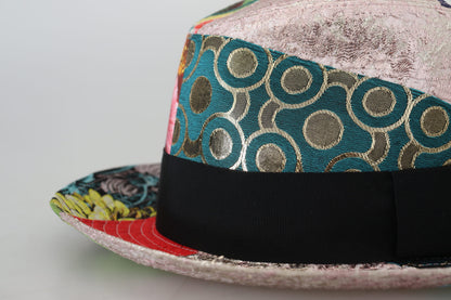 Gorra Fedora multicolor elegante y ecléctica de Dolce &amp; Gabbana