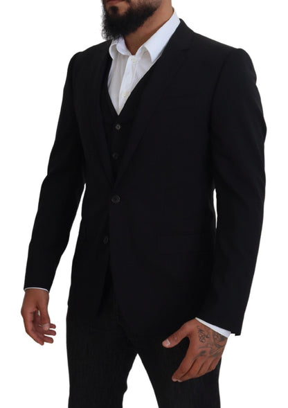 Elegante traje de dos piezas Martini negro de Dolce &amp; Gabbana