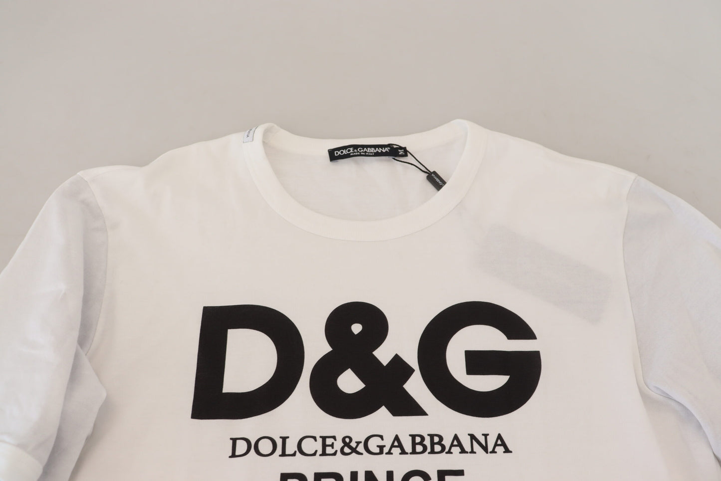 Suéter elegante de algodón blanco de Dolce &amp; Gabbana