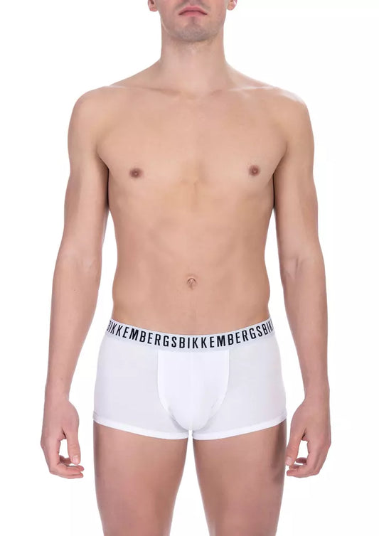 Calzoncillos tipo bóxer de algodón blanco para hombre de Bikkembergs