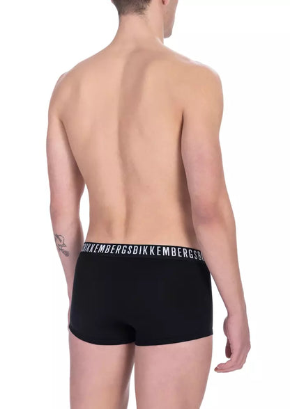 Pack de ropa interior tipo baúl de algodón negro para hombre de Bikkembergs