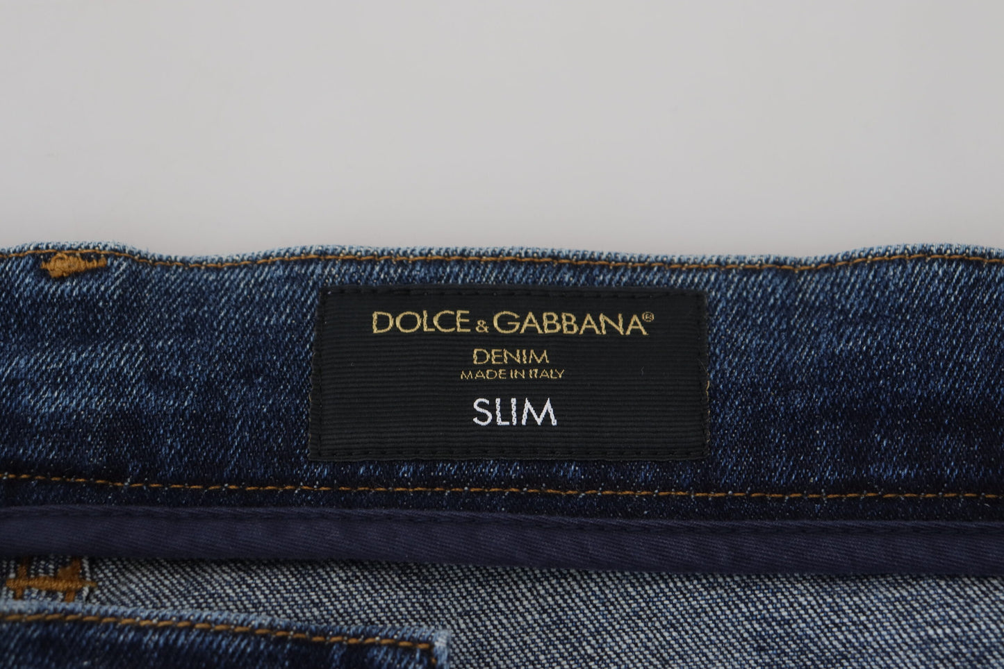 Vaqueros azules ajustados y elegantes de Dolce &amp; Gabbana