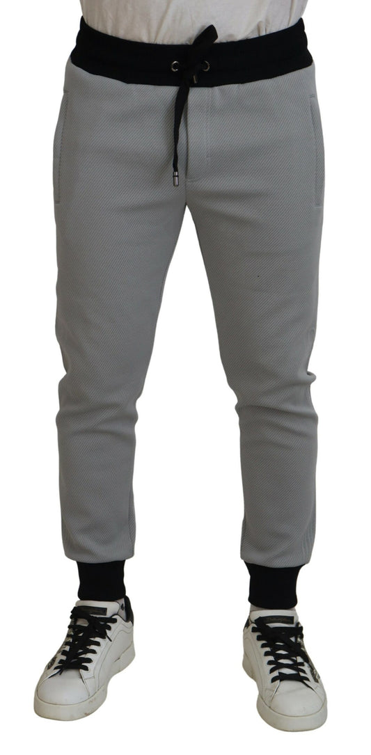 Pantalones jogger elegantes en gris de Dolce &amp; Gabbana