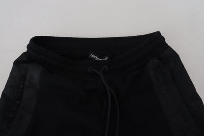 Pantalones jogger negros elegantes de Dolce &amp; Gabbana para el hombre moderno