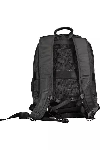 Guess Jeans Black Polyamide Men Backpack