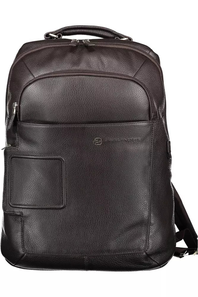 Mochila elegante y tecnológica de color marrón de Piquadro