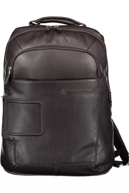 Mochila elegante y tecnológica de color marrón de Piquadro