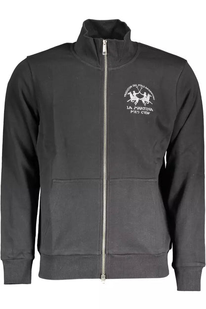 Sudadera elegante con cremallera en mezcla de algodón de La Martina