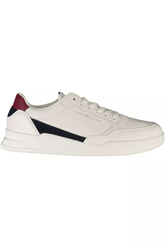 Zapatillas blancas con cordones y detalles en contraste de Tommy Hilfiger