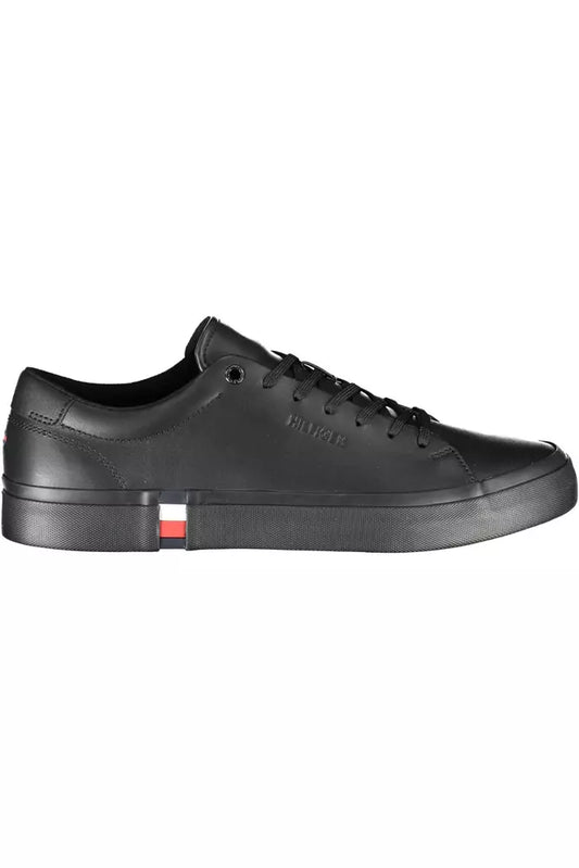 Zapatillas deportivas ecológicas negras elegantes de Tommy Hilfiger