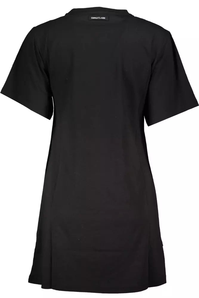 Camiseta estampada con escote redondo elegante de Cavalli Class