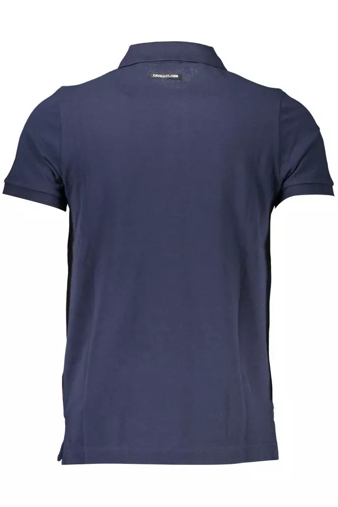 Polo elegante de algodón de manga corta de Cavalli Class