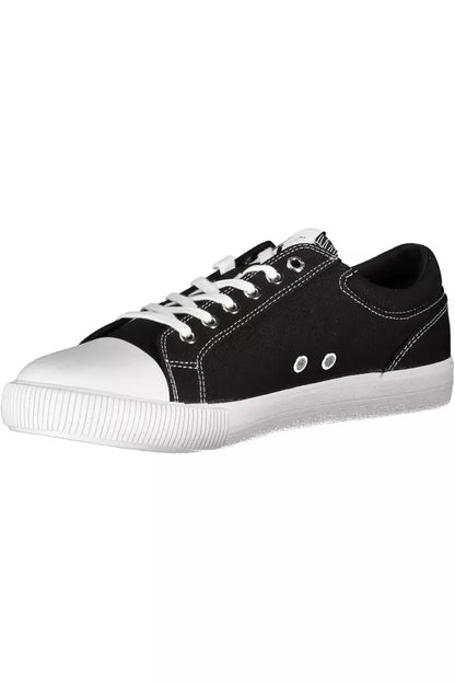 Zapatillas elegantes negras con suela en contraste de Calvin Klein