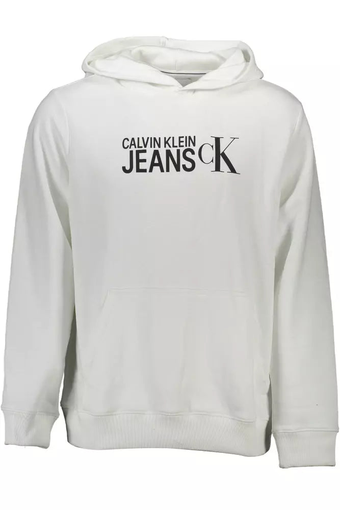 Sudadera con capucha ecológica blanca de Calvin Klein