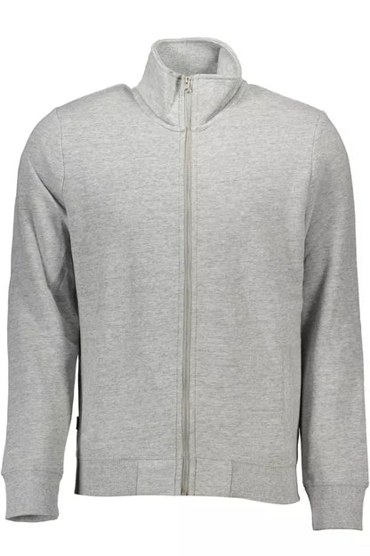 Sudadera con cremallera y manga larga Sleek de Superdry en gris