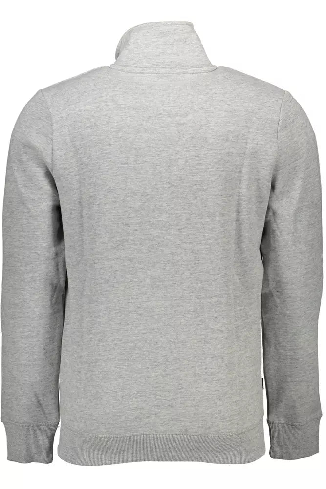 Sudadera con cremallera y manga larga Sleek de Superdry en gris