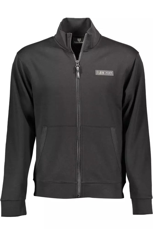 Sudadera elegante de manga larga con cremallera y contrastes de Plein Sport