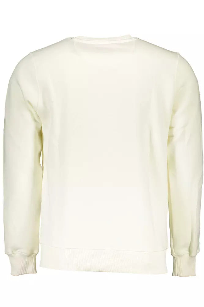 Sudadera elegante de cuello redondo blanca de North Sails