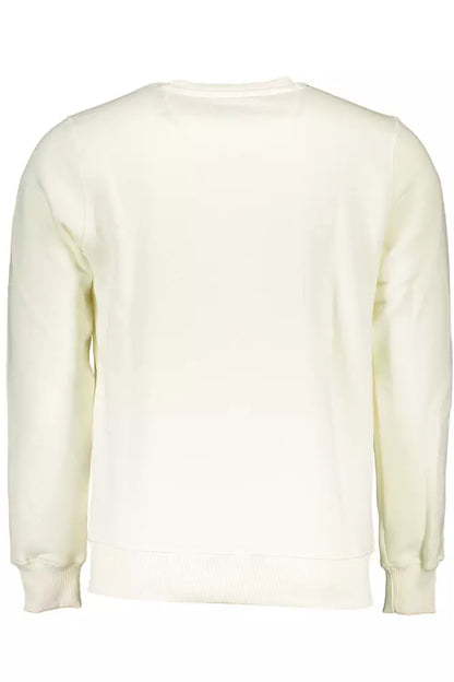 Sudadera elegante de cuello redondo blanca de North Sails