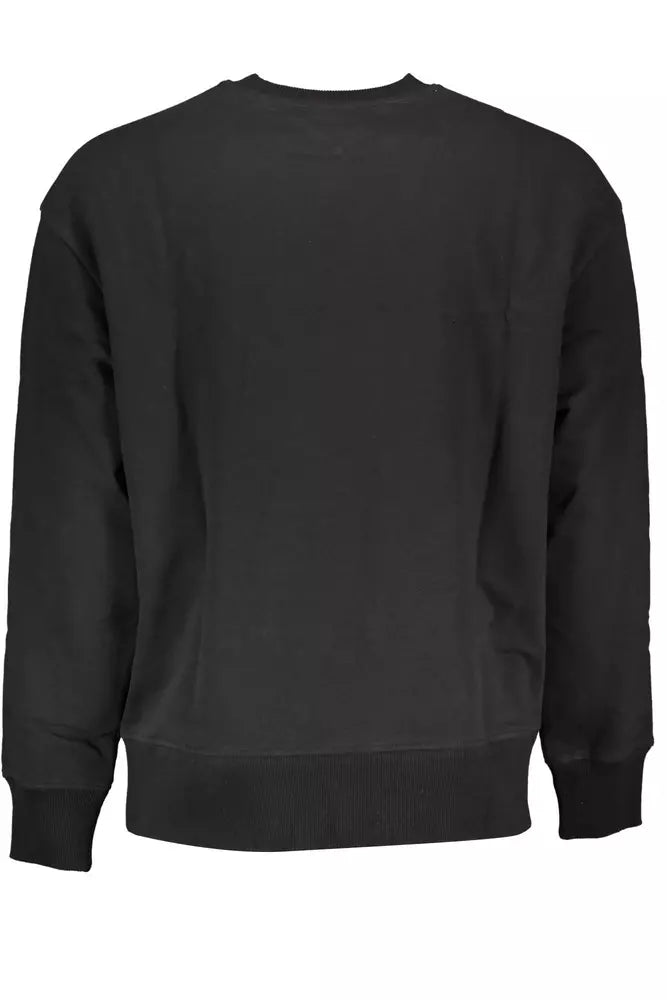 Tommy Hilfiger Black Cotton Men Sweater
