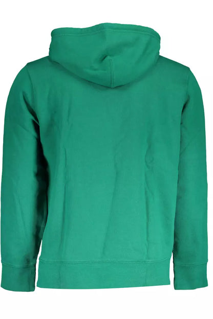 Sudadera con capucha de algodón verde de Levi's con logotipo