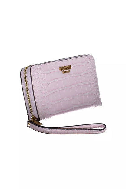 Guess Jeans Pink Polyethylene Women Wallet