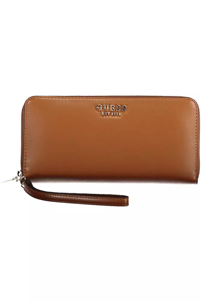 Guess Jeans Brown Polyethylene Women Wallet